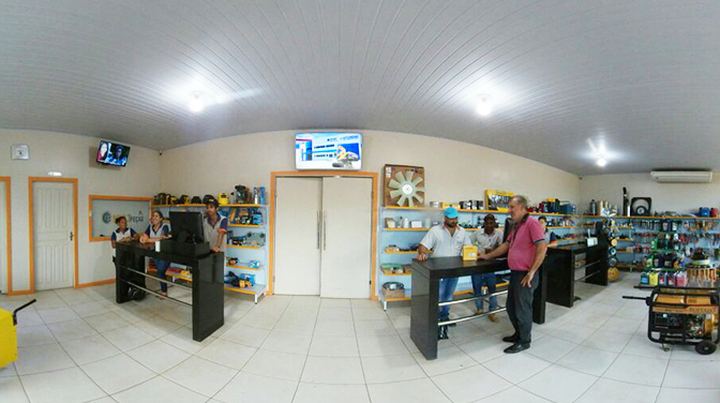Visita virtual à loja