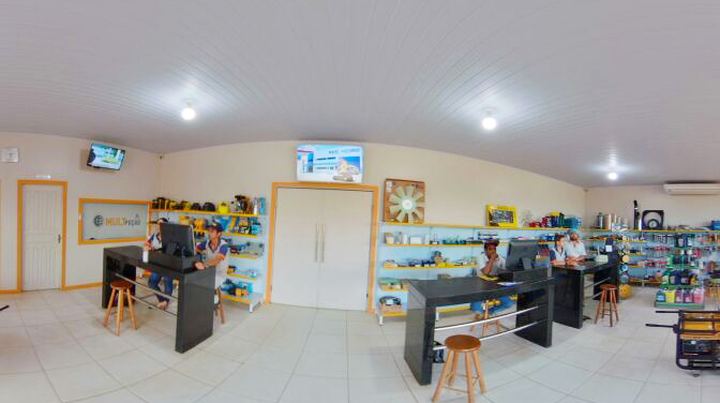 Visita virtual à loja